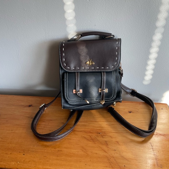 Handbags - Black and brown backpack